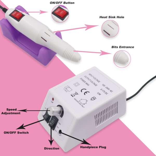 Elektricna turpija za nokte M 2000 - Image 9