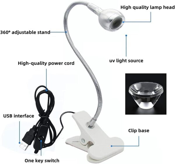 Mini UV LED lampa 3W - Image 5