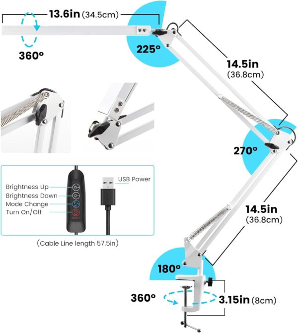 Zglobna stona LED lampa - Image 2